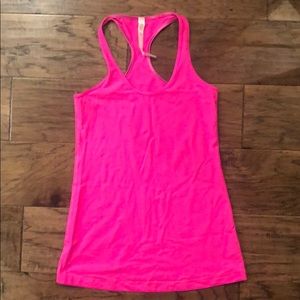 Lululemon hot pink racer back